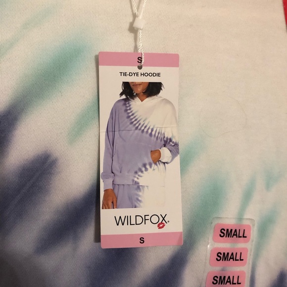 Wildfox Womens Small Tie Die Hoodie - Picture 3 of 6